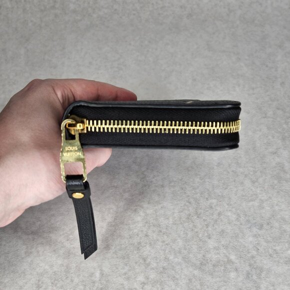Louis Vuitton Black Beige Giant Monogram Empriente Zippy Long Wallet with COA - Picture 6 of 14